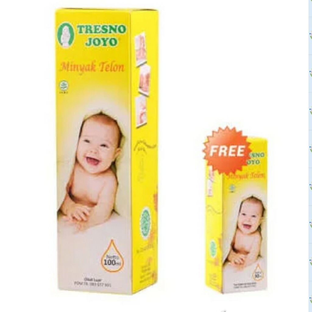 Minyak telon tresno joyo 100ml + gratis 30ml