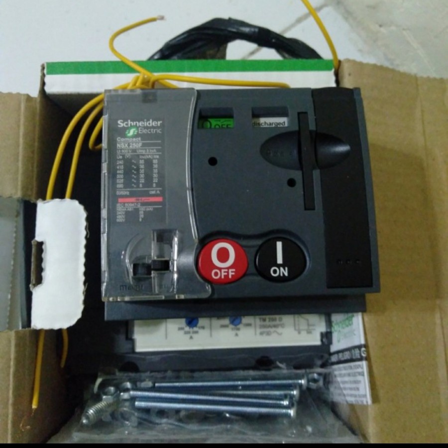 mccb schneider nsx250f+motorise
