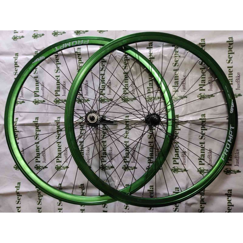 Jual Wheelset Fixie Prompt Hijau Pacific Bs Torpedo Pacific Hitam Jari