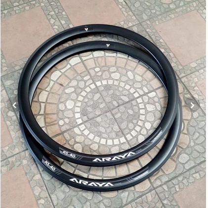 VELG SEPEDA ARAYA 700c KS40 32H HITAM