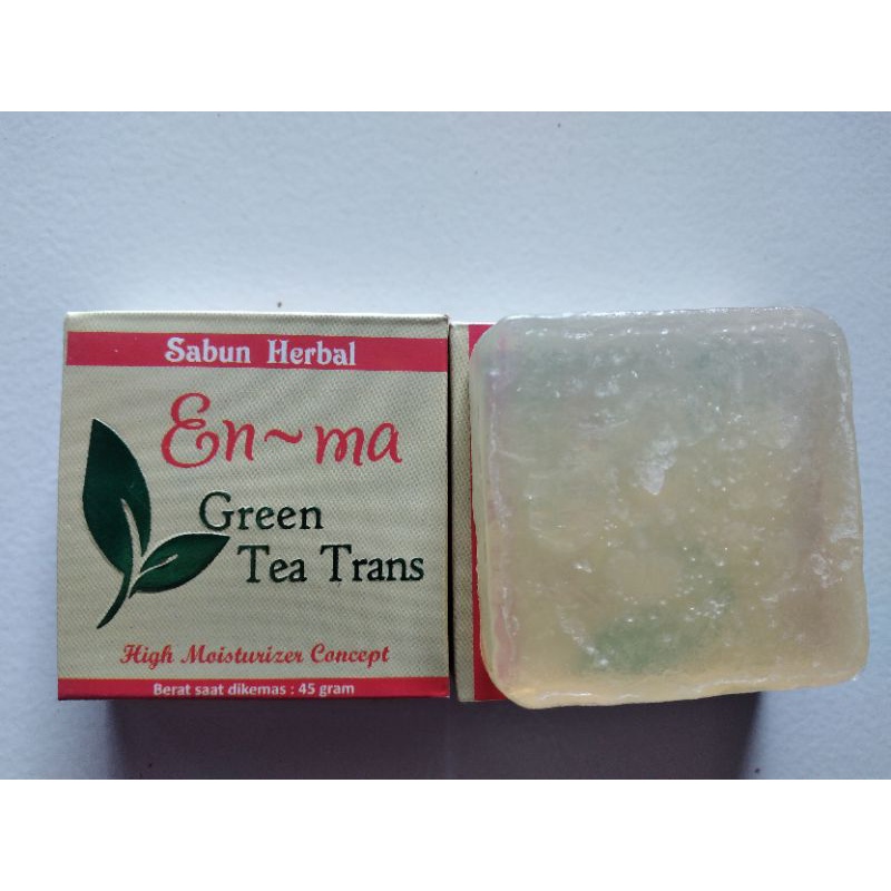 SABUN HERBAL EN-MA GREEN TEA TRANS