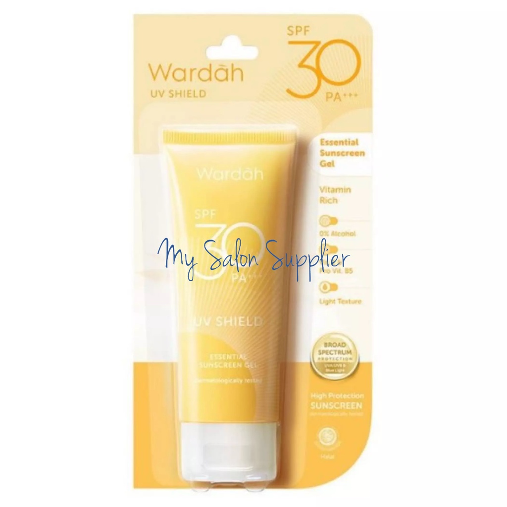 Wardah Spf 30 UV Shield Sunscreen Gel 40ml