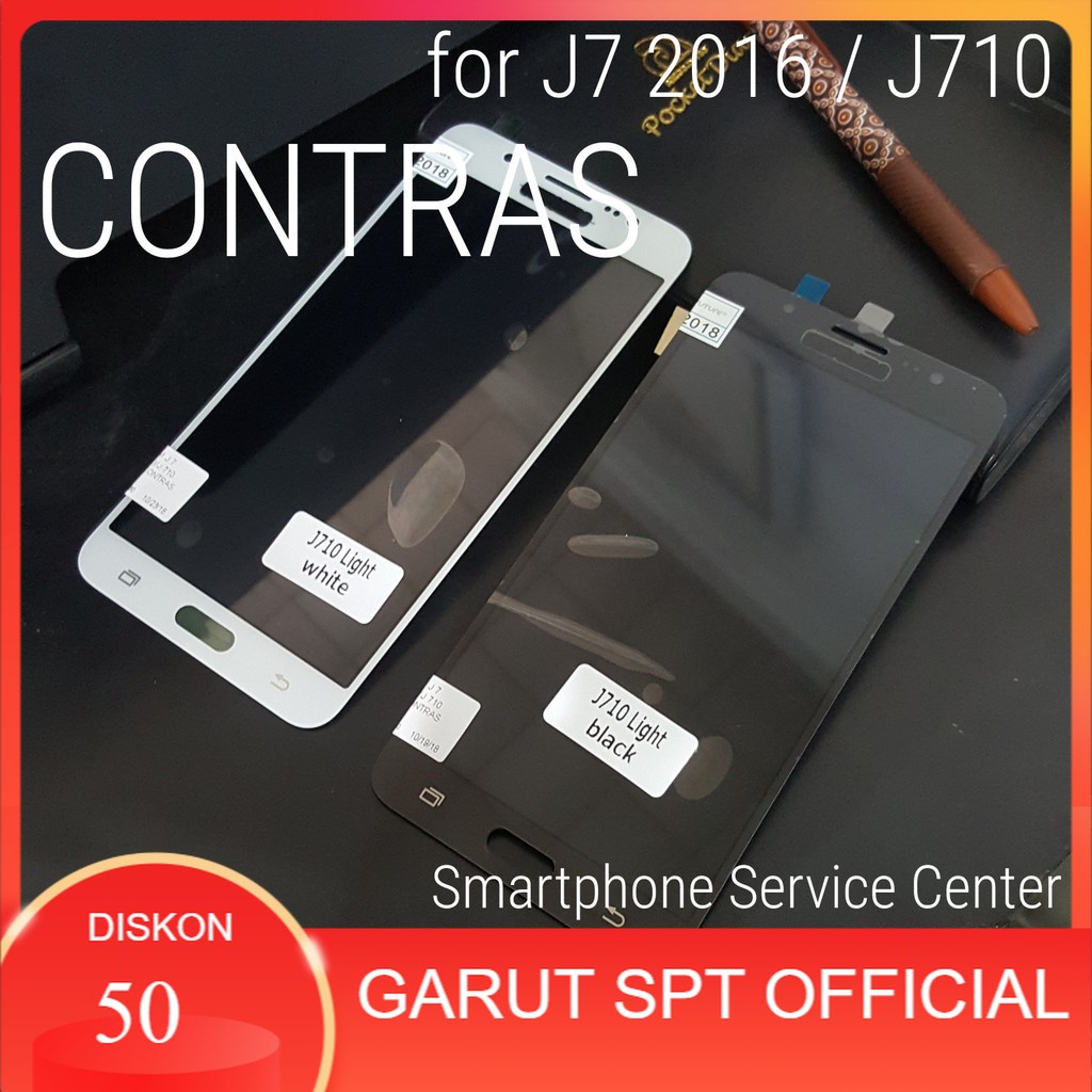LCD LAYAR TAMPILAN SAMSUNG J7 2016 J710 BISA KONTRAS FULLSET TOUCHSCREEN / TC /TS
