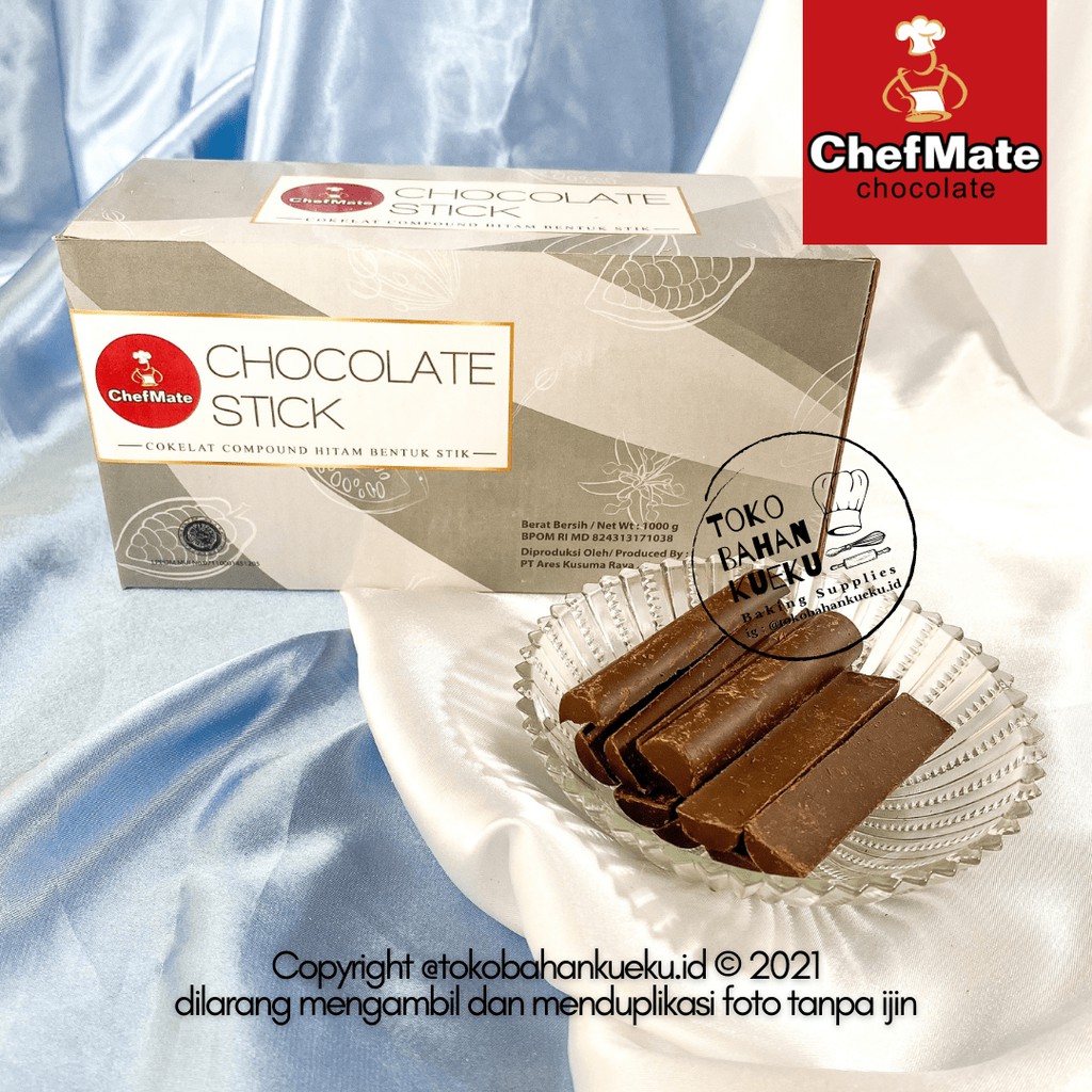 

CHEFMATE Chocolate Baking Stick Cokelat Compound Coklat 500 gr