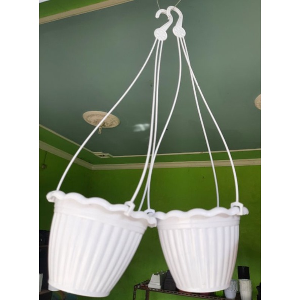 POT GANTUNG PUTIH ~ POT GANTUNG RENDA ~ POT GANTUNG MURAH ~ POT GANTUNG MOTIF RENDA