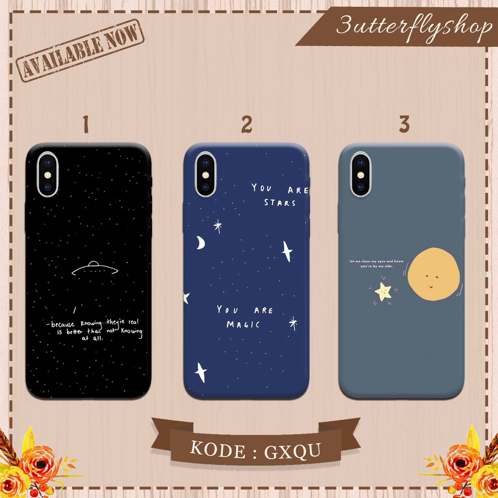 Galaxy Quotes casing case HP xiaomi samsung iphone oppo vivo realme redmi meizu