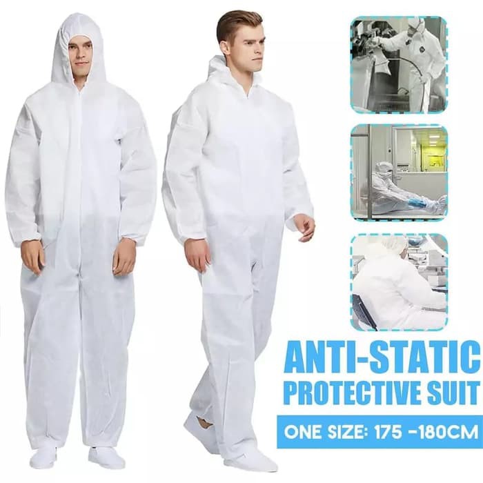 Baju APD Hazmat Alat Perlindungan Diri Medis Astronot Coverall Suit