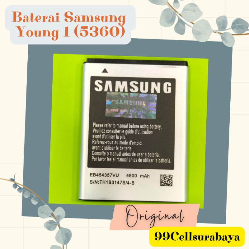 Baterai | Battery | Batre Samsung Young | 5630 original