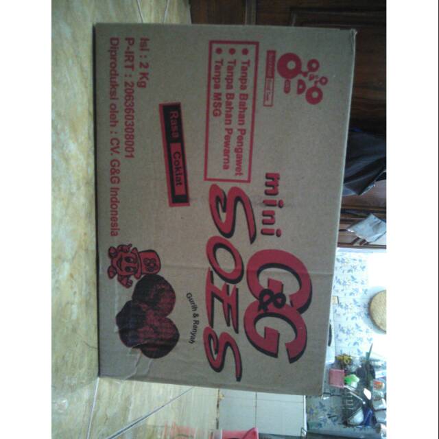 

[2kg] Soes Coklat G&G