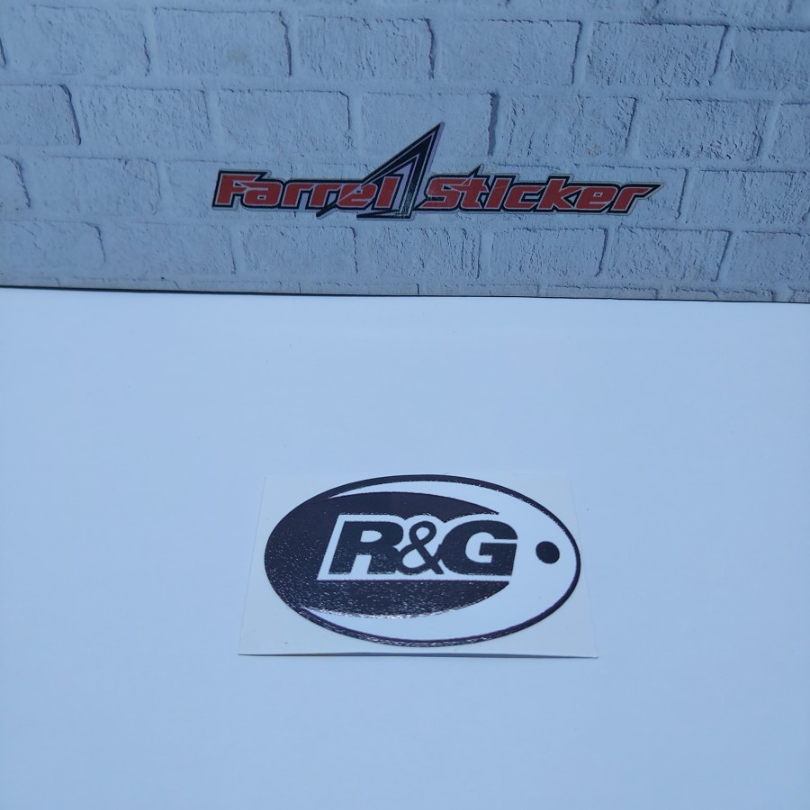 Stiker R&amp;G sticker R&amp;G OVAL