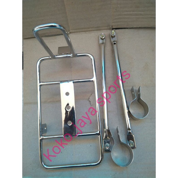 rak pannier depan sepeda. rak depa all sepeda minion fixie dll