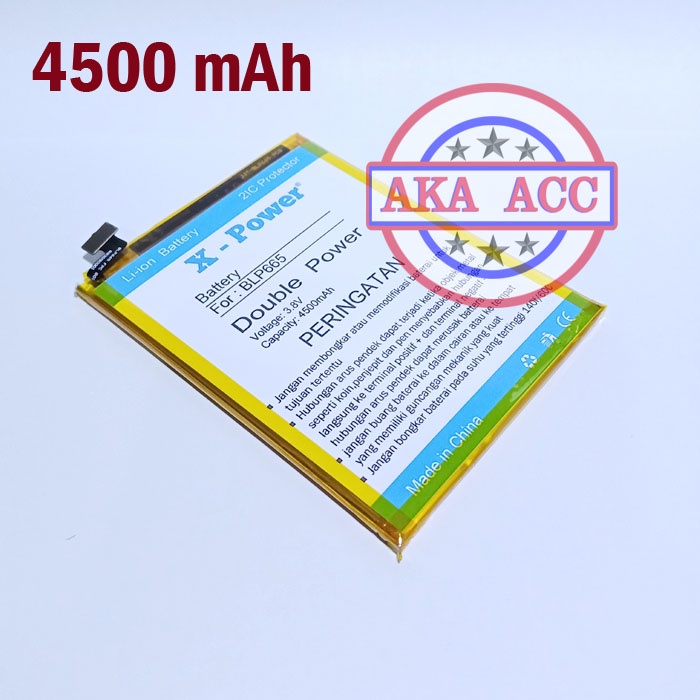 Baterai Oppo F7 Youth CPH1859 BLP665 Batu Batre Tanam Double Power