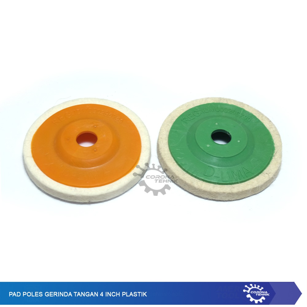 Pad Poles Gerinda Tangan 4 Inch Plastik