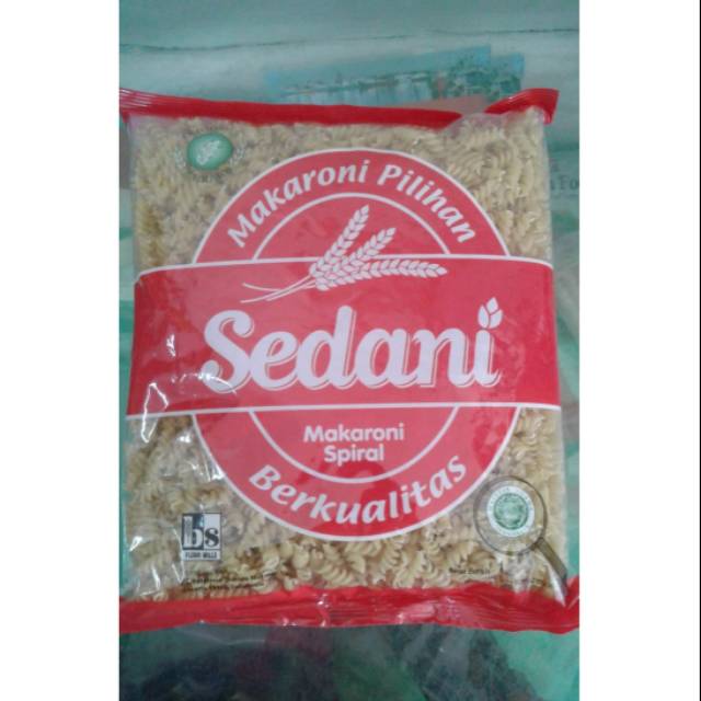 

Sedani Makaroni spiral 1 kg Rebus/Goreng