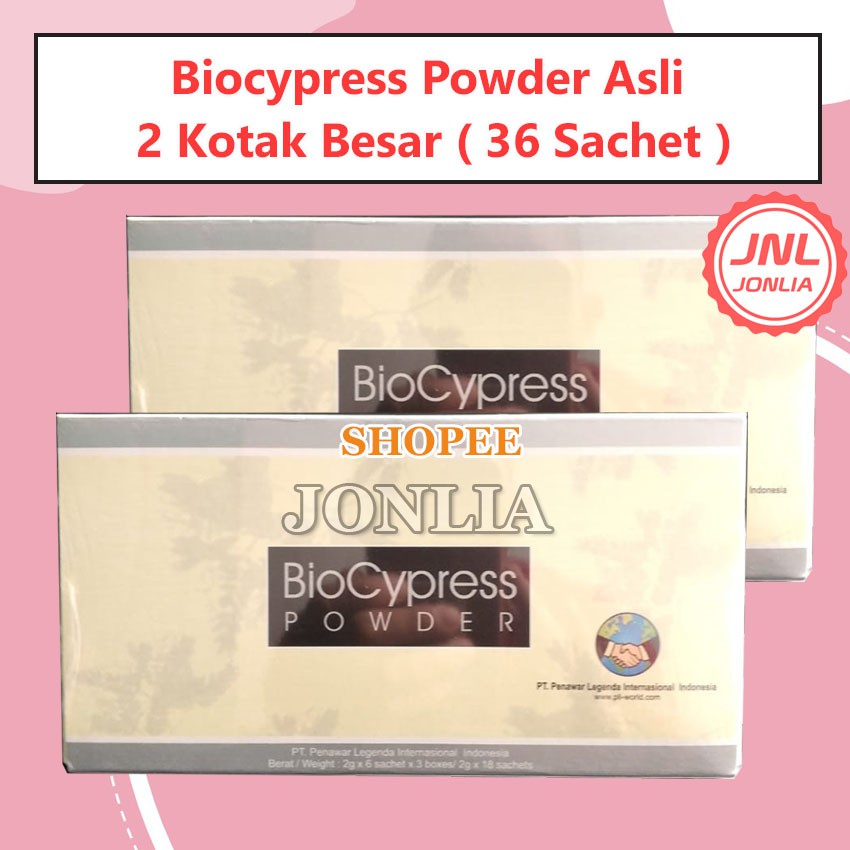2 Kotak Besar Biocypress Bubuk Serbuk Powder Original PLM