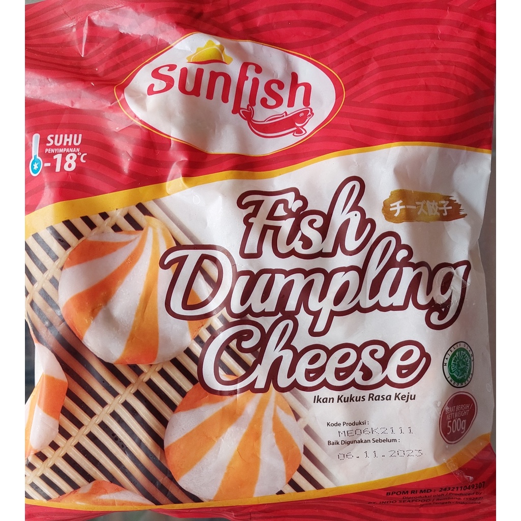 

SUNFISH DUMPLING CHEESE 500g