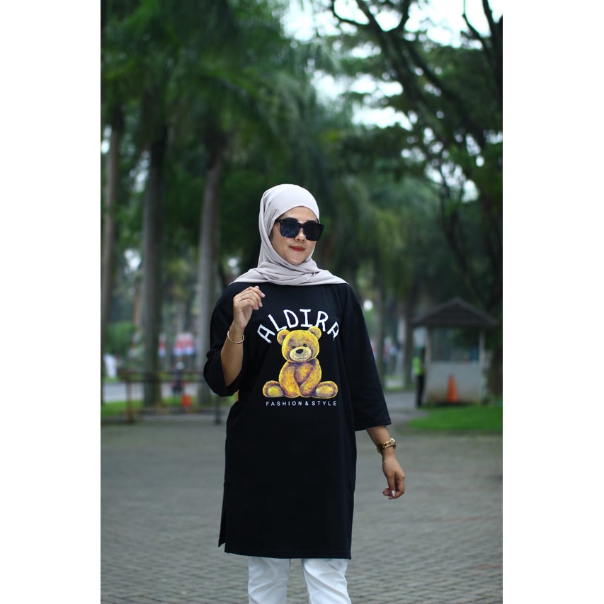 Aldira Long Tunik Terbaru Kekinian / Long Tunik Jumbo / Baju Wanita / Baju Lebaran / Long Tunik / Lo