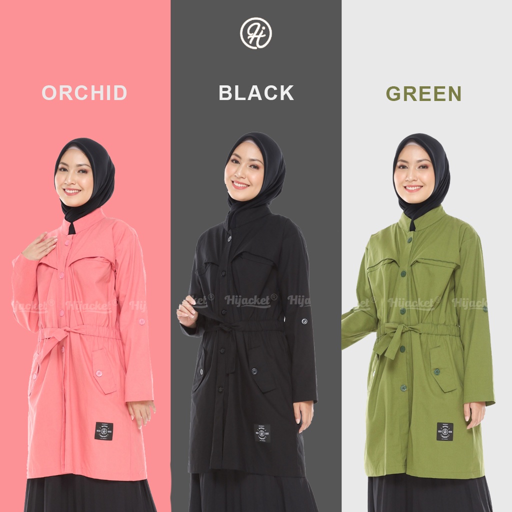 ⭐️GRATIS MASKER HIJAB⭐️ HIJACKET VALERIA SERIES - HIJACKET OFFICIAL HIJACKET STORE JAKET MUSLIMAH JAKET HIJABERS-2
