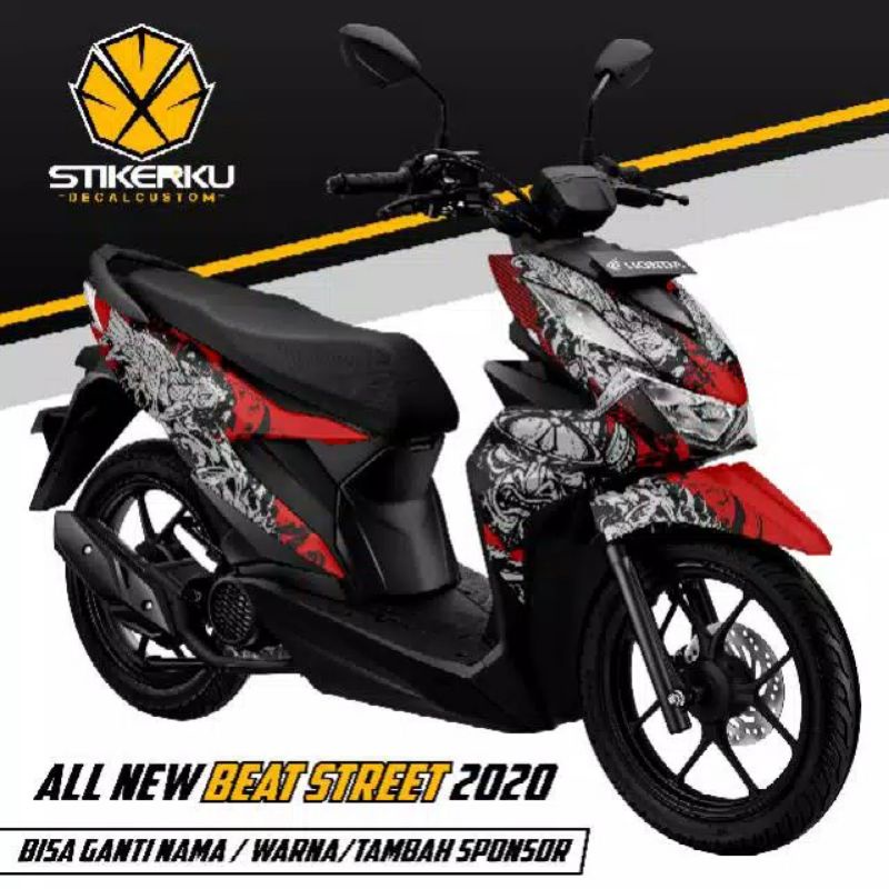 decal motor Honda beat new led / decal motor beat 2020 / fullbody / sticker motor Honda beat