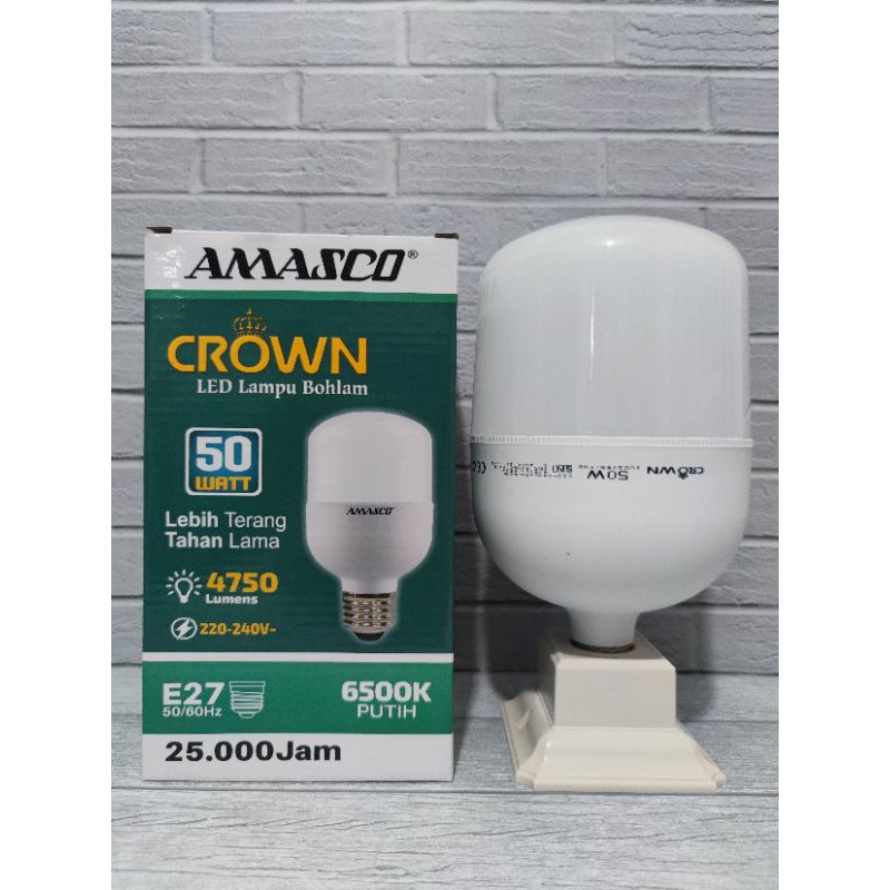 AMASCO CROWN LAMPU LED CAPSULE 50W CAHAYA PUTIH GARANSI 1 TAHUN