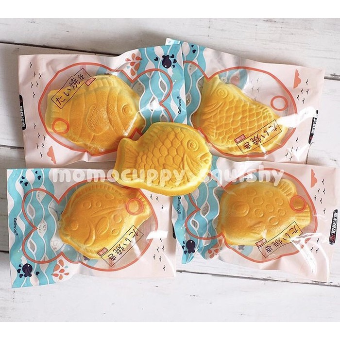 Squishy licensed mini fish bread by geiiwo (squishy kue ikan)