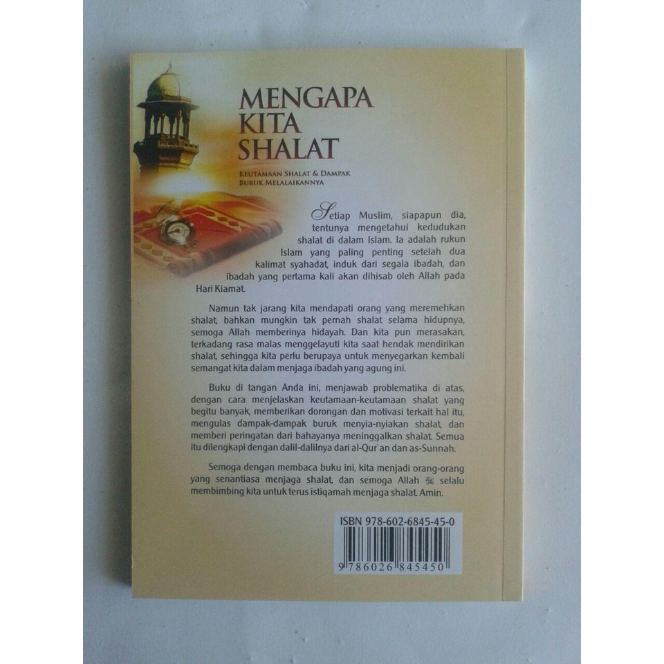 Buku Mengapa Kita Shalat / Keutamaan Shalat &amp; Dampak Buruk Meninggalkannya - Darul Haq