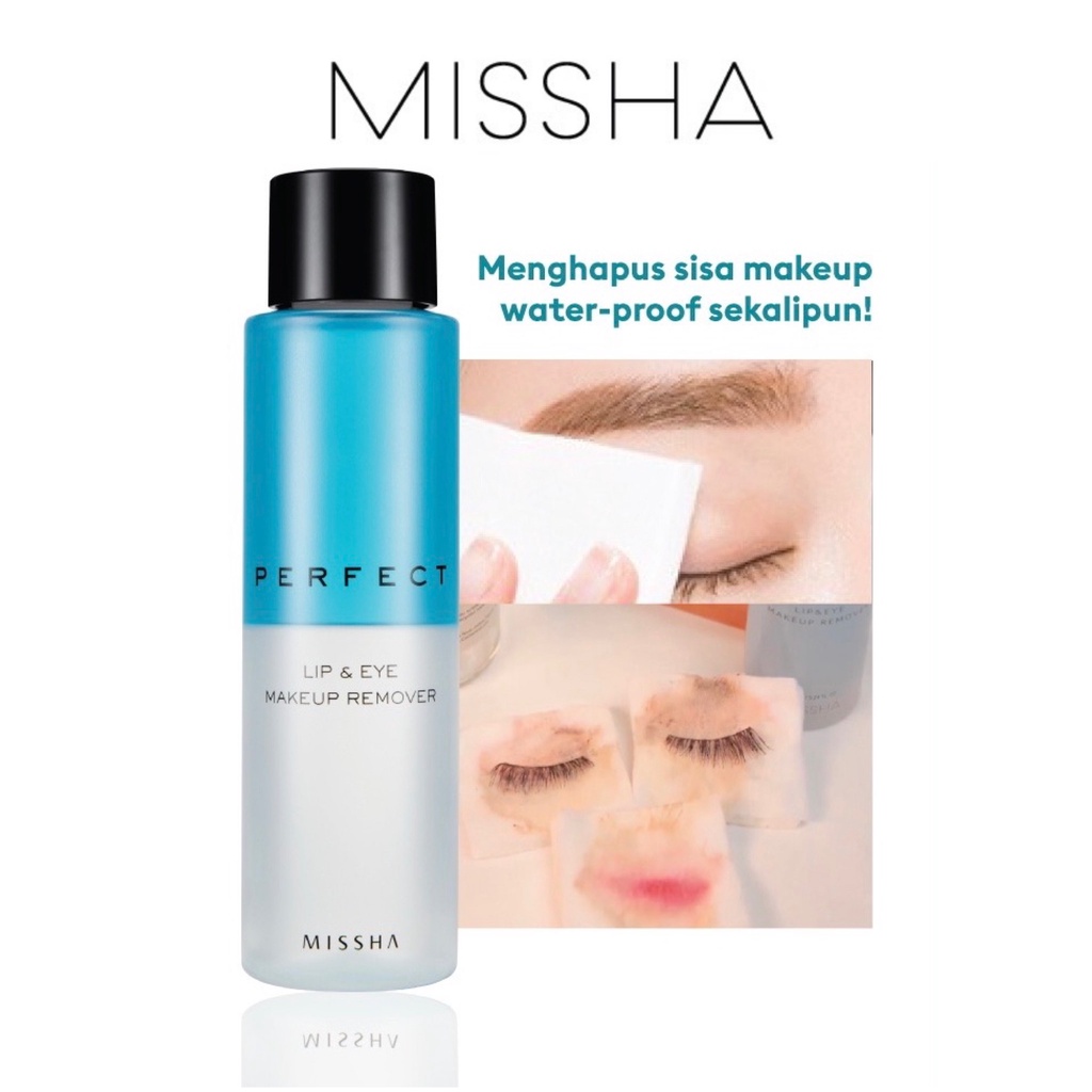 [BPOM] MISSHA Perfect Lip &amp; Eye Makeup Remover 155ml