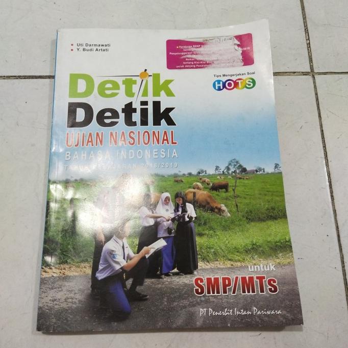 BUKU DETIK DETIK UN BAHASA INDONESIA KELAS 9 SMP 3 bryan-sh00 dijamin