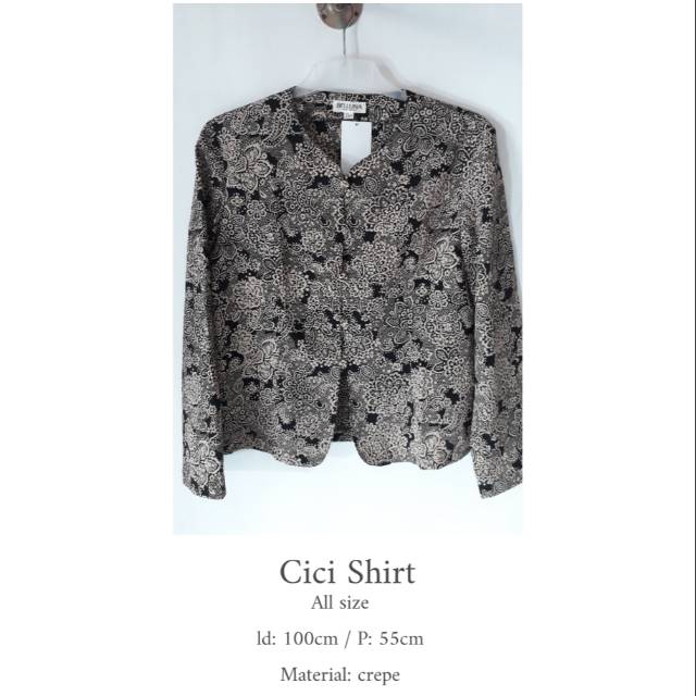 Cici Shirt - BAJU IMPORT FASHION KOREA BKK HIGH QUALITY HARGA GROSIR MURAH