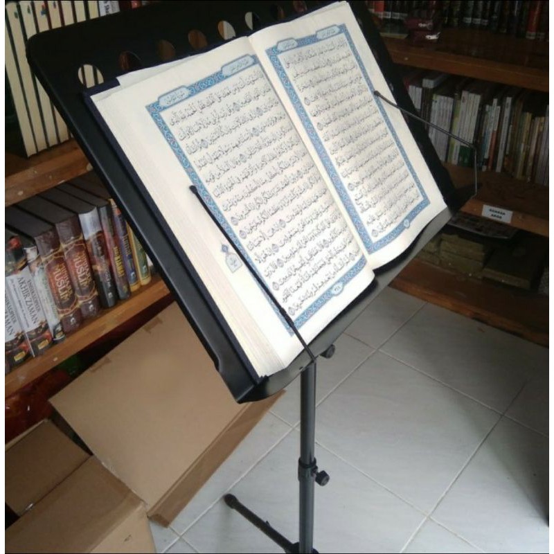 Standbook Tripod standing penyangga al quran - stand buku Rehal