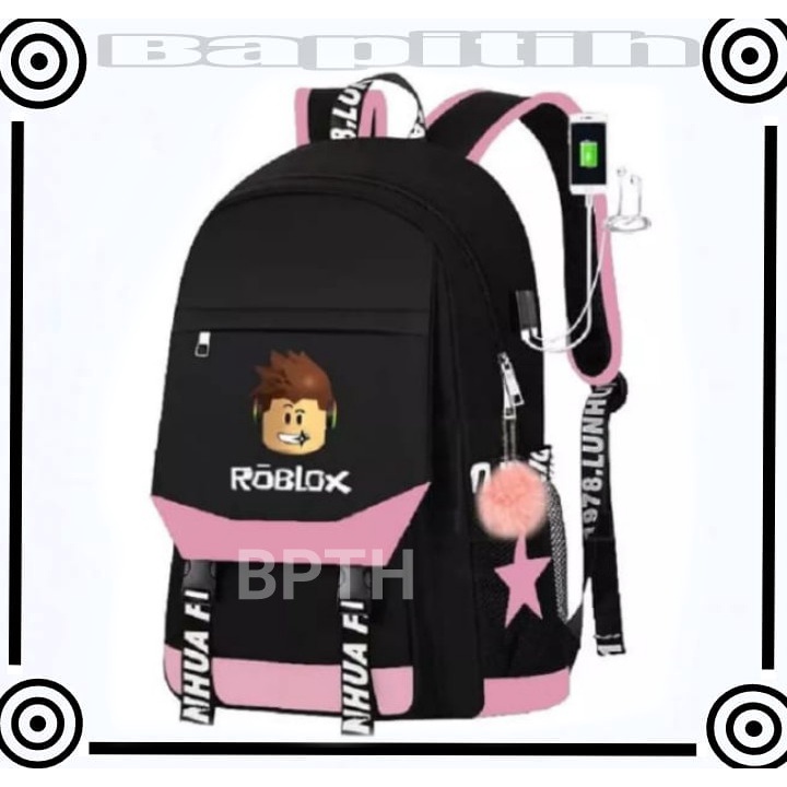 BPT/  Tas Roblox Anak Laki Laki Ransel Sekolah Terbaru Backpack School Bag