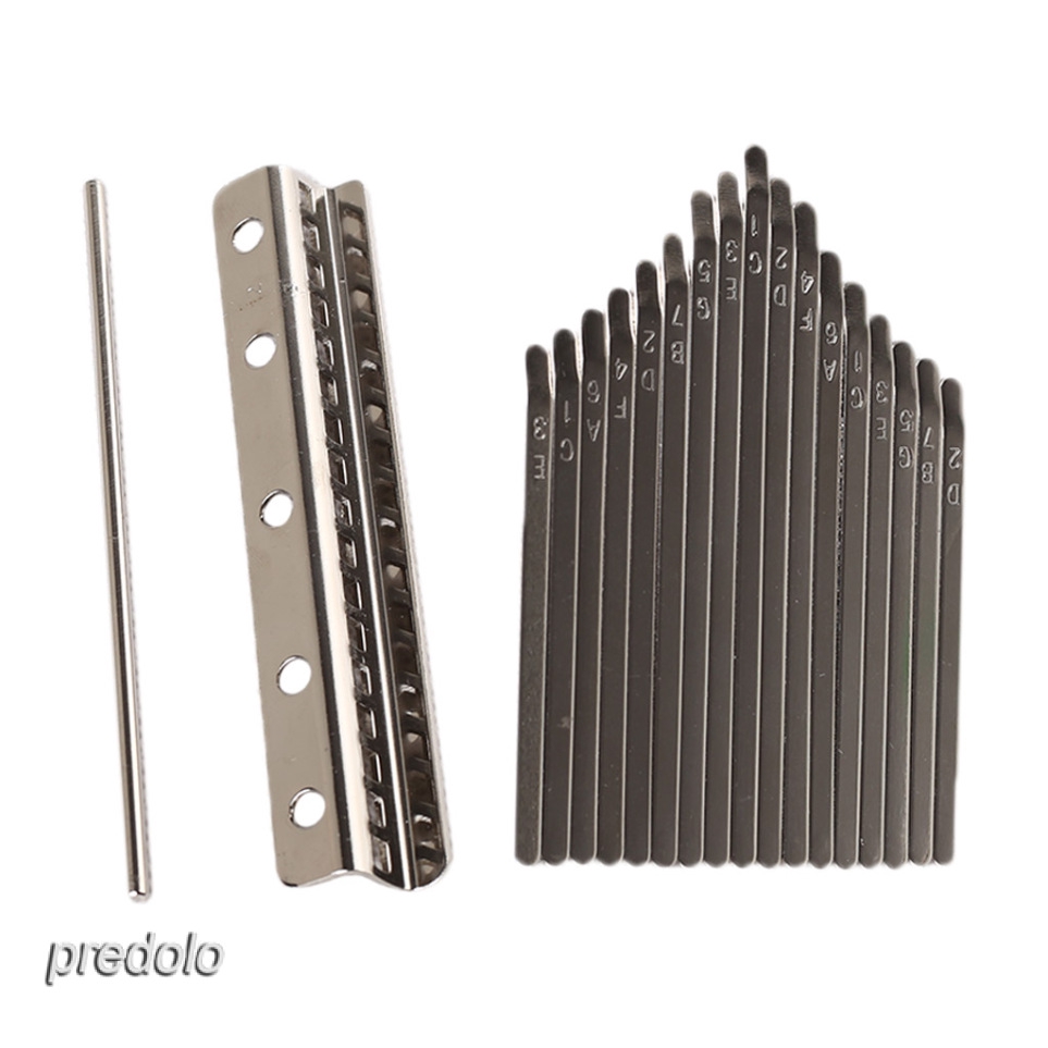 HOT☞[READY STOCK]WINLY Thumb Piano Bridge Alat Musik Piano Jari Kal  Set Kit For Kalimba DIY Replacement Parts Kalimba 17 Kunci Piano Pengganti Bahan Metal Alat Musik Piano Jari Kalimba 17 Kunci