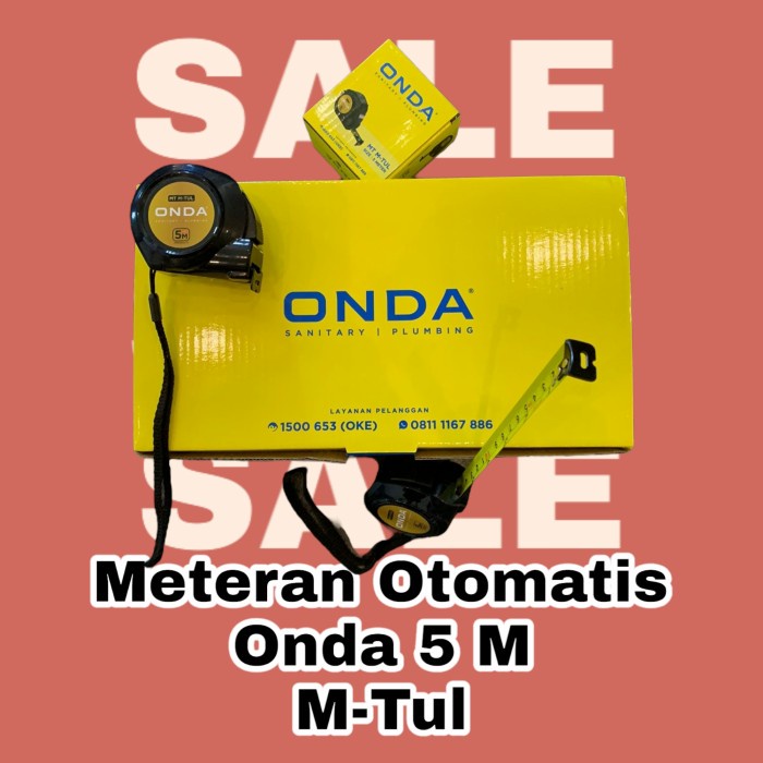 Meteran Otomatis Onda MT M-Tul 5 Meter Alat Ukur