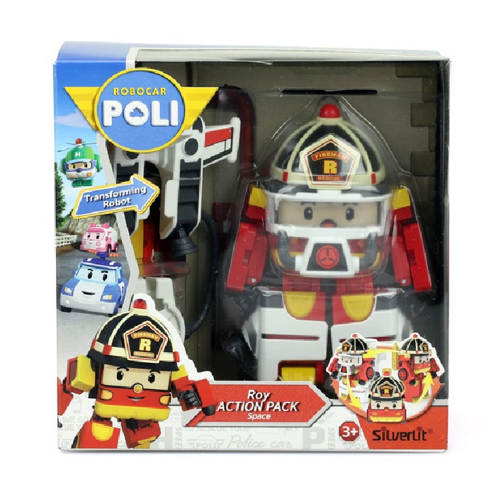Robocar Poli Roy Action Pack Space 83313 Mainan Anak Original