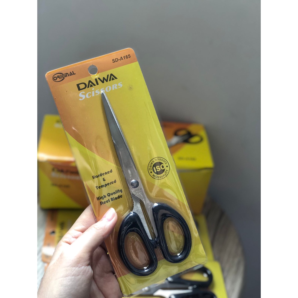 

dailybar - Gunting Kertas Serbaguna / Alat potong Gunting Kain Kertas/Gunting stainless Daiwa Emigo