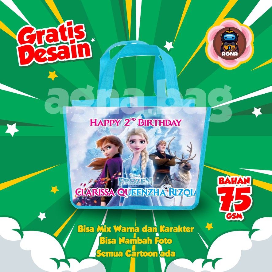 

GOODIE BAG MURAH / TAS ULTAH CUSTOM /TAS ULTAH PROMO/ TAS ULTAH FROZEN 3
