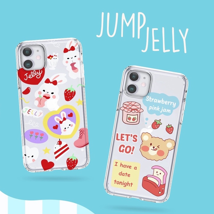 Jump Jelly printing anticrack case vivo y02 y16 y22 y35 y75 Y69 s1 pro z1 pro v5 v5s v7 plus v9 v11i v11 pro v15 pro v17 pro v19 v20 se v21