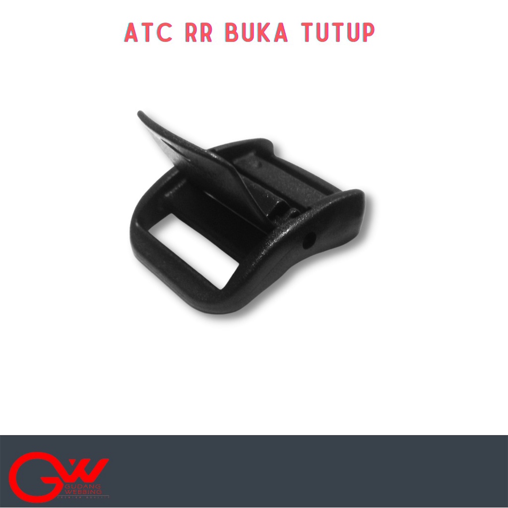 Ring Tangga/ slider / Ring ransel - ATC 25mm Buka Tutup - ECERAN