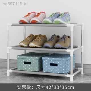 Simple Shoe Rack Multilayer Assembly Household Dustproof Ark At The Gate Of Dormitory Artifact Receive Small Bedroom Shoes Shelf Shopee Indonesia