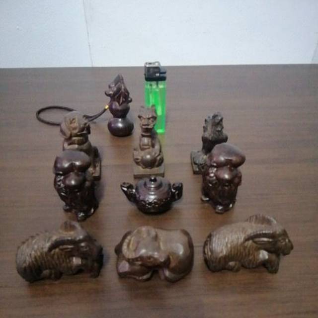 Ukiran kayu mini per pcs