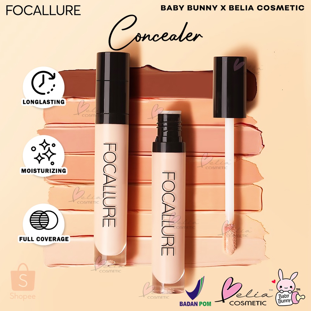 ❤ BELIA ❤ FOCALLURE Full Coverage Concealer FA52 | Full Coverage Concealer Liquid concealer | BPOM