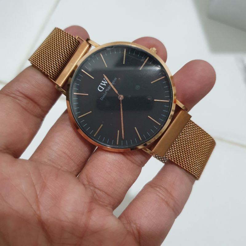 Jam tangan tali magnet | Jam classic Petite Sandrope tali pasir magnet