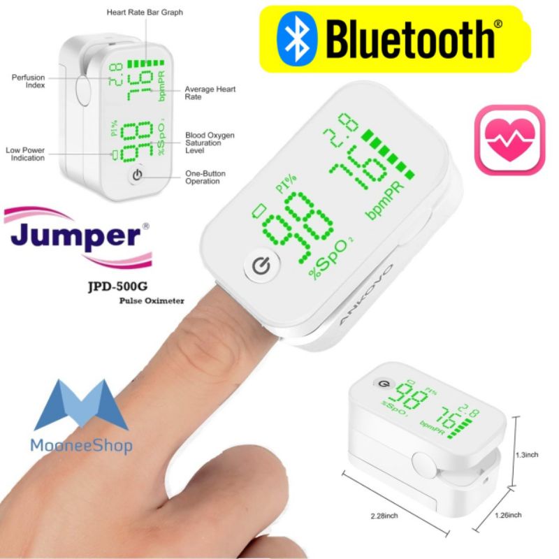 Fingertip Pulse Oximeter Jumper JPD-500G Bluetooth