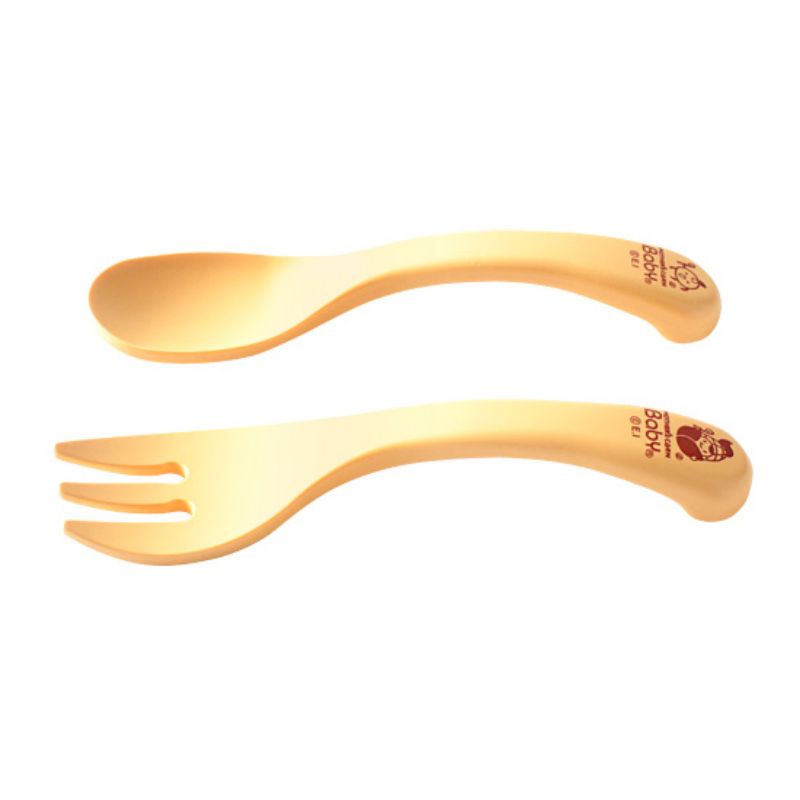 Mother's Corn Self Training Spoon &amp; Fork Set (Step2)/Sendok Garpu Bayi