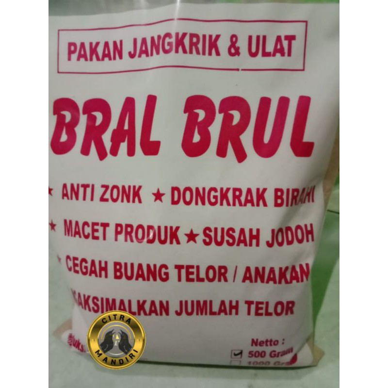 ANTI ZONK PAKAN JANGKRIK BRAL BRUL UNTUK INDUKAN MURAI BATU PRODUK ORIGINAL