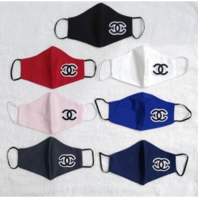 Masker Kain Chanel (kualitas premium)
