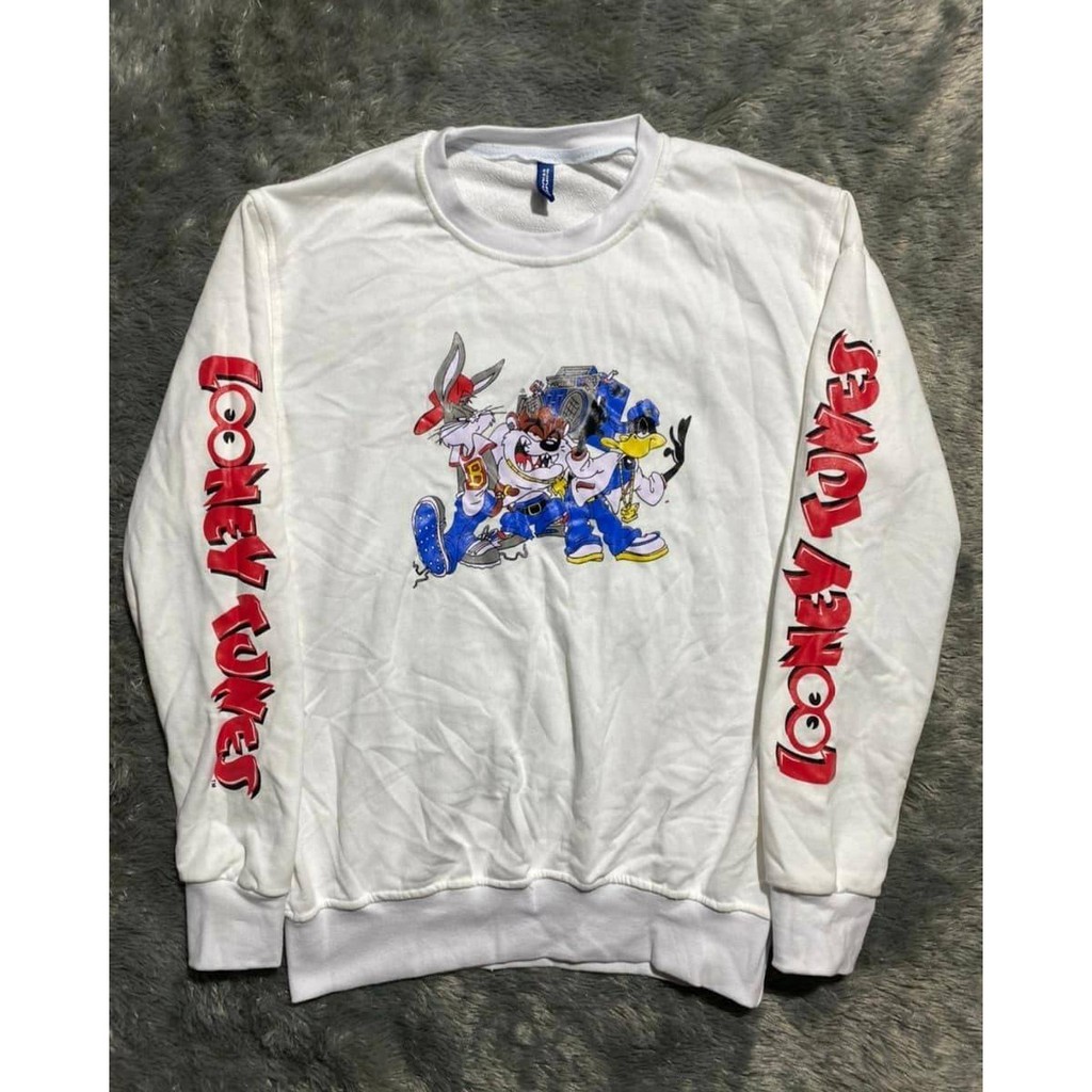 H&amp;M Crewneck Looney Tunes / Sweater HnM Original Pria Wanita