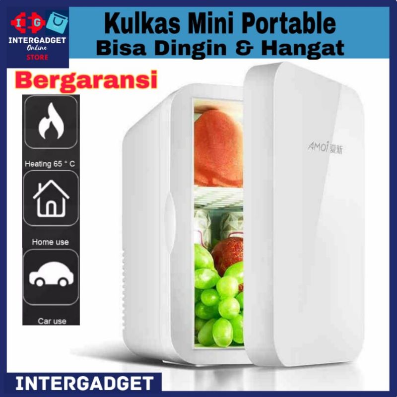Kulkas Skincare Mini Fridge Kulkas Freezer Portable 8L Kulkas Mini Elektrik Kulkas Anak Kulkas Mobil