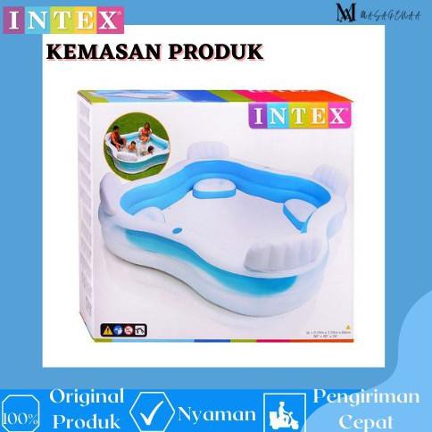Kolam Renang Berenang Karet Anak Keluarga Jumbo Intex Swimming Pool Kesayanganprakarsa