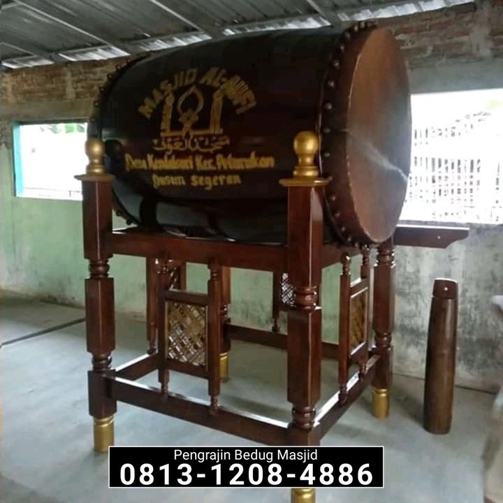 ( Bayar Setelah Besug Sampai Lokasi Anda ) Bedug Masjid Besar Beduk Masjid Kayu Jati Kulit Sapi Kuli